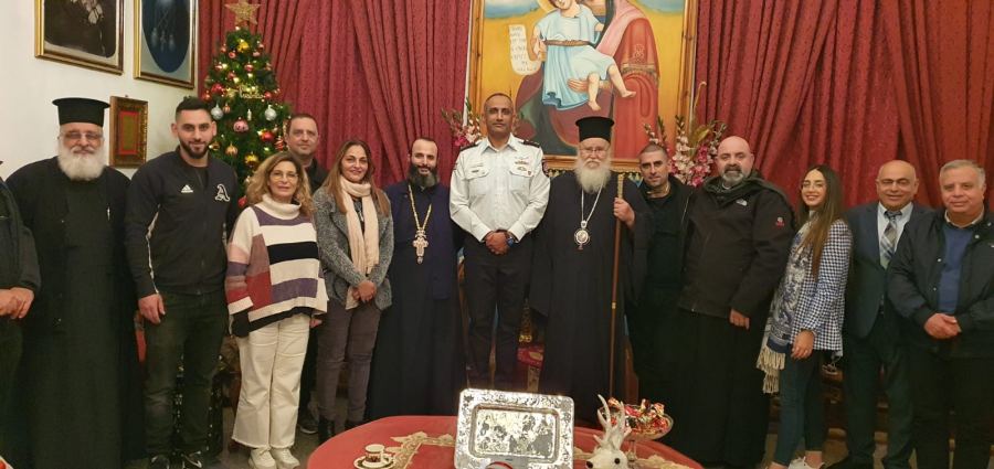 الجنرال سمحي يزور كنيسة البشارة في الناصرة